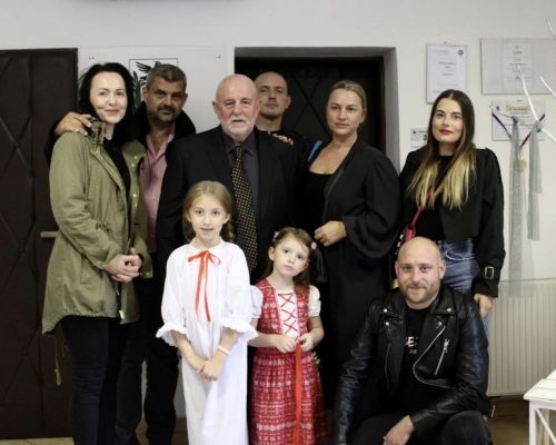 P. Brandis s rodinou 