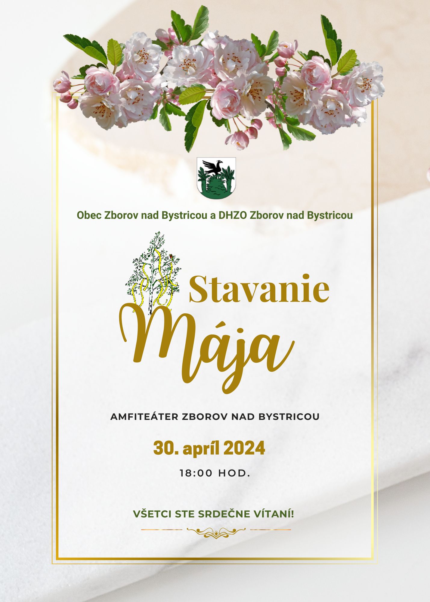Plagát Stavanie mája 2024