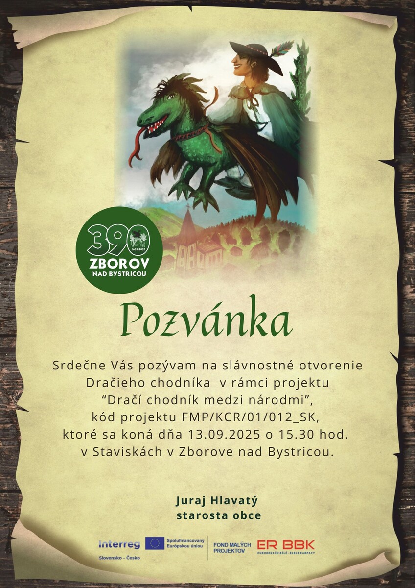 Pozvánka Dračí chodník1