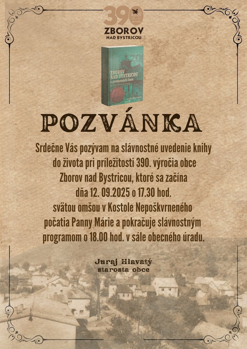 Pozvánka II uvedenie knihy do život
