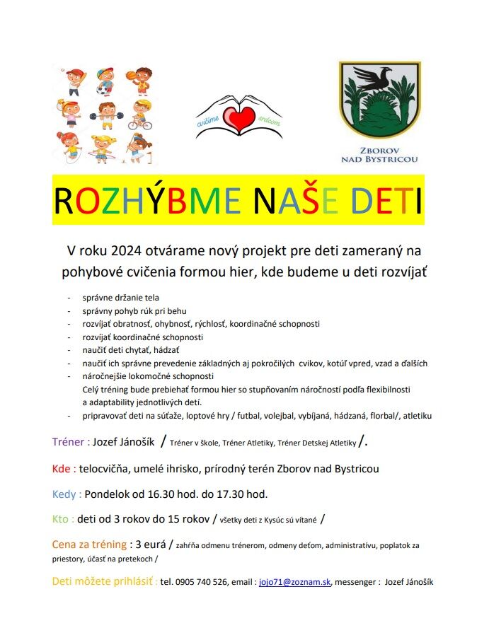Rozhýbme naše deti