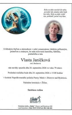 Parte Vlasta Janíčková