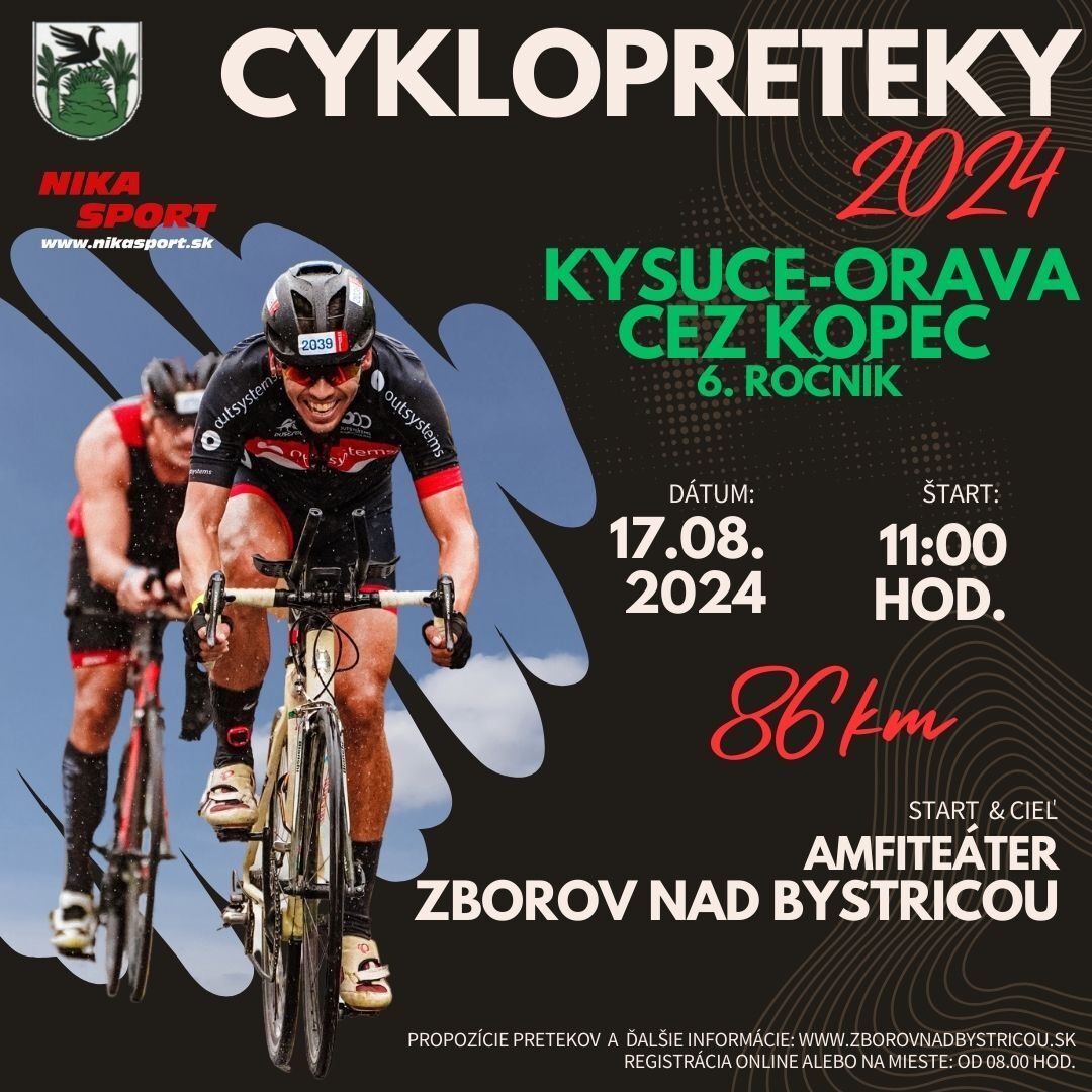 Plagát Cyklopreteky 2024