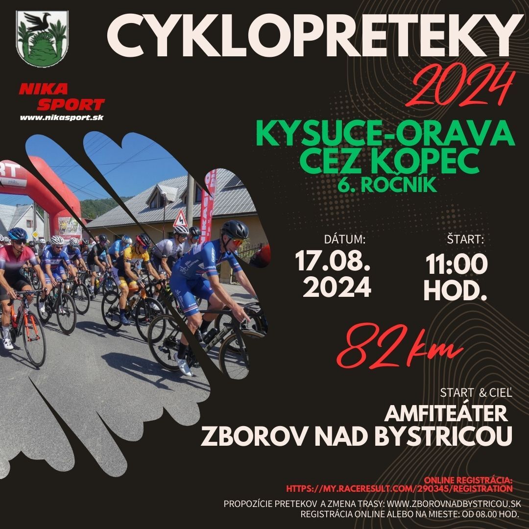 Plagát Cyklopreteky 2024