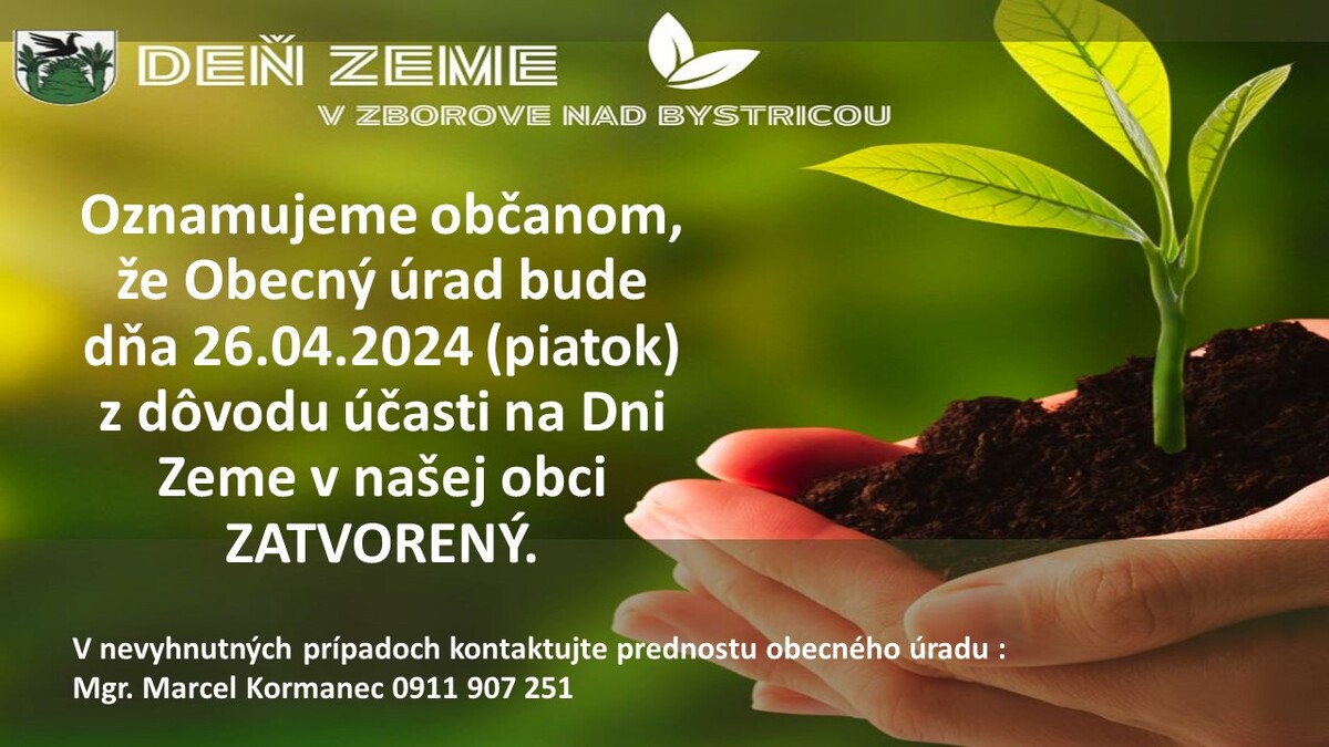 ou zatvorený počas Veľkej noci