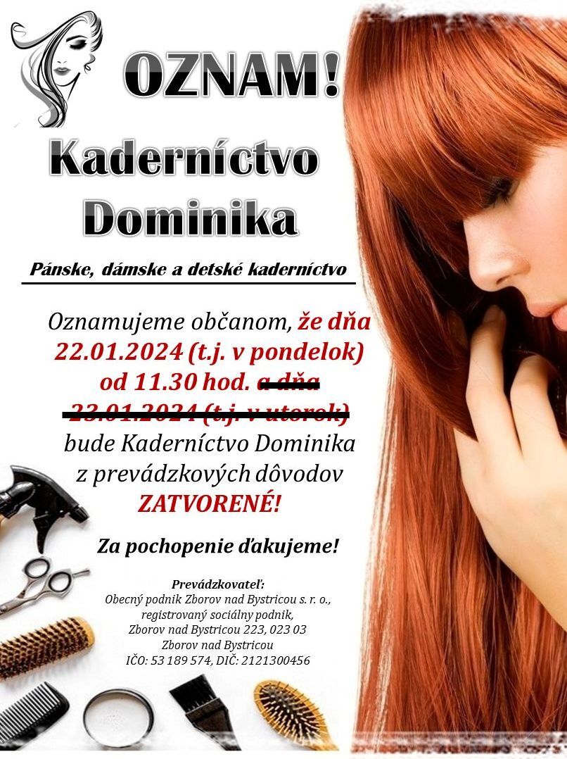 kaderníctvo upravené oznam
