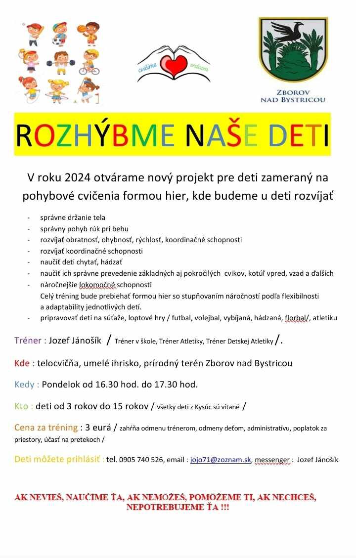 Rozhýbme naše deti