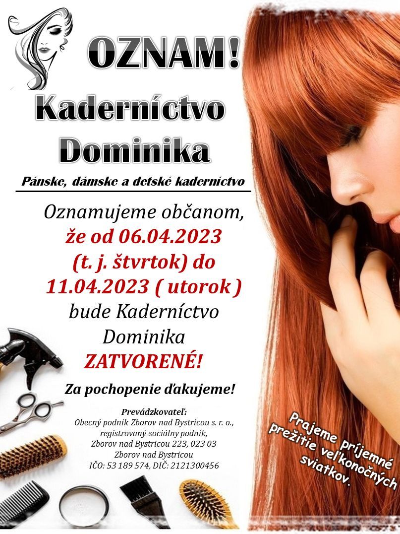 zatvorenie kaderníctva