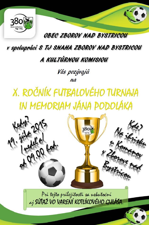 Futbalový turnaj X. ročník